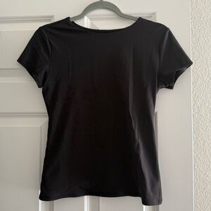 Scoop Black Short Sleeve Women's Tee